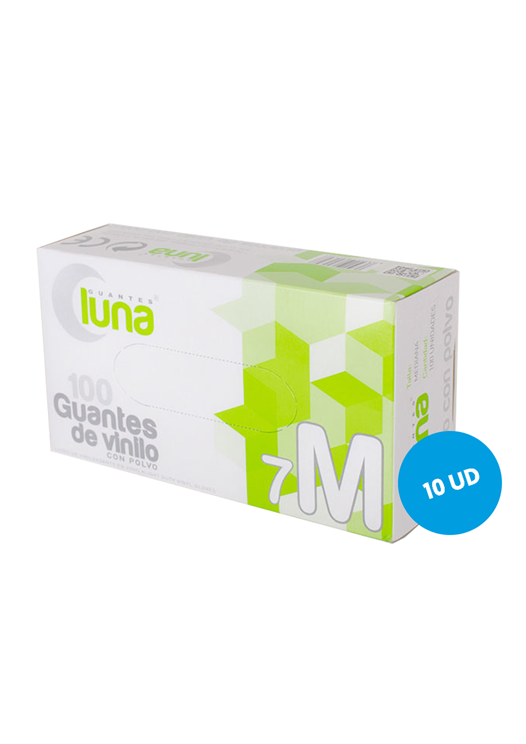 Guantes de vinilo con polvo LUNA 10 cajas de 100 unidades